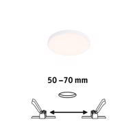 Paulmann Veluna Edge LED süllyesztett IP44 3,000K Ø 9cm