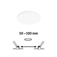 Paulmann Veluna Edge LED süllyesztett IP44 4,000K Ø 12cm