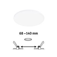 Paulmann Veluna Edge LED süllyesztett IP44 4,000K Ø 16cm