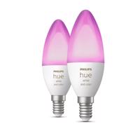 Philips Hue gyertya fehér&színes amb. E14 5,3W 2db