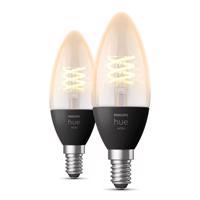 Philips Hue LED gyertya izzósz White E14 4,5W 2db