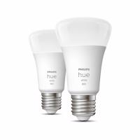 Philips Hue White 9 W E27 LED lámpa, 2 db-os