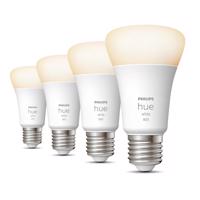 Philips Hue White 9W E27 LED lámpa, 4db-os csomag