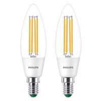 Philips LED izzó E14 B35 2,3W 485lm 3000K 2 izzós