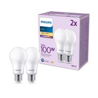 Philips LED izzó E27 13W 1521lm 2700K matt 2db