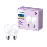 Philips LED izzó E27 7W 806lm 2700K matt 2db