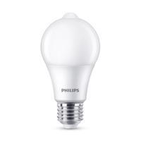 Philips LED izzó E27 A60 érzék. 8W 2700K matt