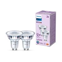 Philips LED izzó GU10 4,6W 390lm 840 átl. 36° 2db