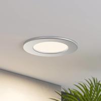 Prios LED-es süllyesztett lámpa Cadance, ezüst, 11,5 cm,