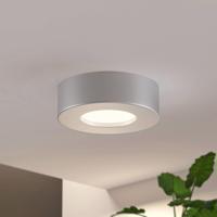 Prios LED mennyezeti lámpa Edwina, ezüst, 12.2cm, 2db, dimmelhető