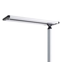 Prios Zyair LED-es irodai állólámpa, ezüst 59,7 cm