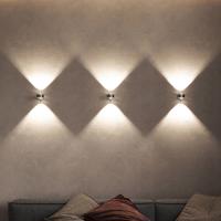 Puk Mini Wall+ LED, átlátszó lencsék, krómozott