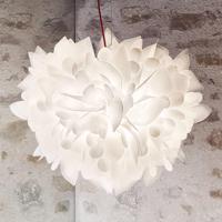 Slamp Veli Foliage függő lámpa fehér-piros Ø 55 cm