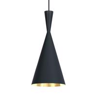 Tom Dixon Beat Tall LED függő lámpa, fekete