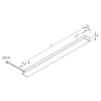 Top-Stick FMK LED-es szekrény alatti lámpa, 3000K, 120cm