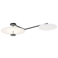 Vibia lapos LED lámpa 3-égő Ø 90 cm fehér