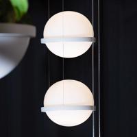 Vibia Palma 3726 LED függő lámpa két izzós, fehér