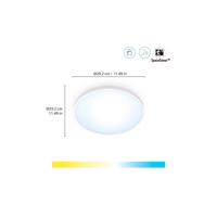 WiZ SuperSlim LED mennyezeti lámpa CCT Ø29cm fehér