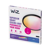 WiZ SuperSlim LED mennyezeti lámpa RGBW Ø42cm fekete